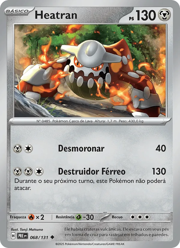 Heatran · Evoluções Prismáticas 068/131