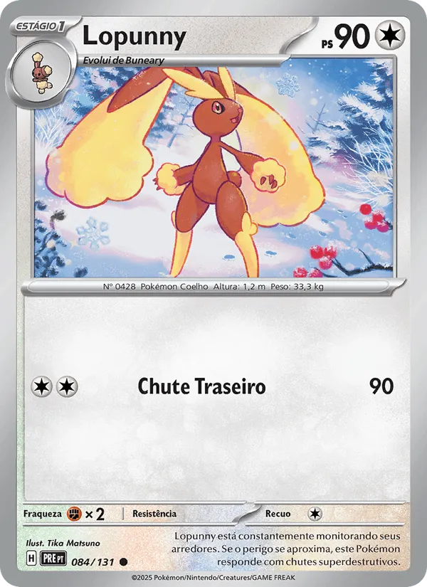 Lopunny · Evoluções Prismáticas 084/131
