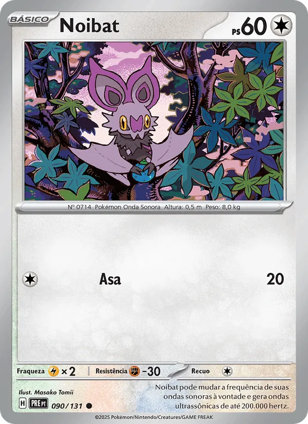 Noibat · Evoluções Prismáticas 090/131