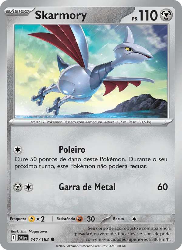 Skarmory · Rivais Predestinados 141/182
