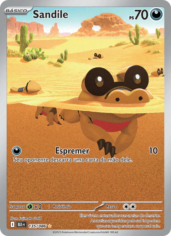 Sandile · Raio Preto 135/86