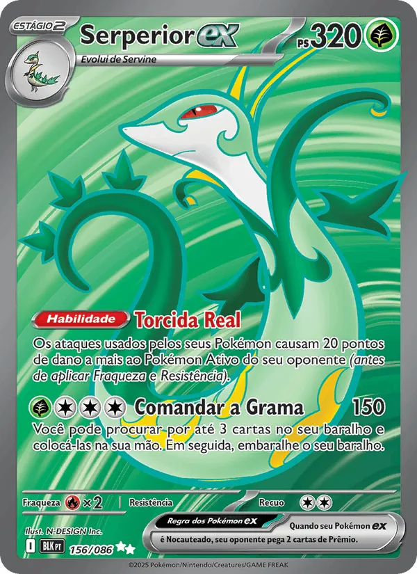 Serperior ex · Raio Preto 156/86