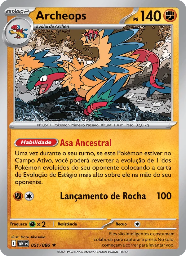 Archeops · Fogo Branco 051/86