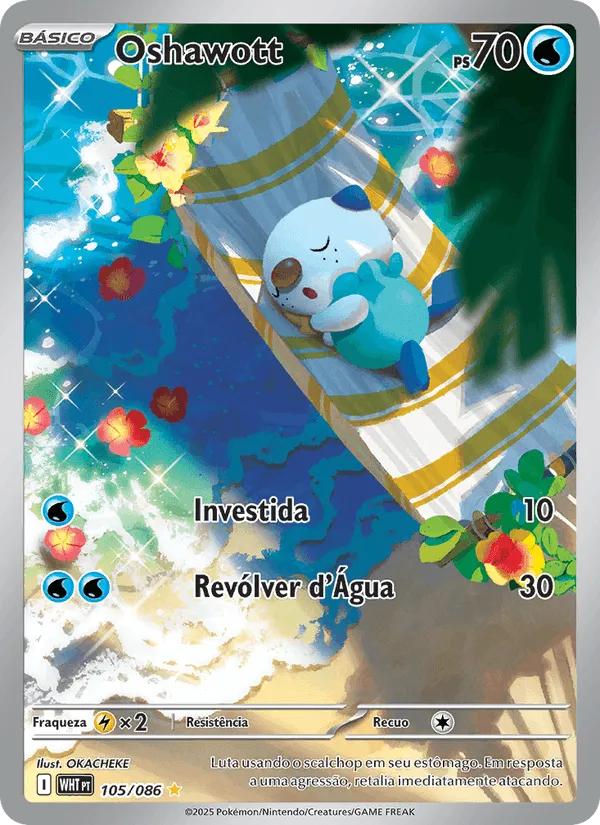 Oshawott · Fogo Branco 105/86