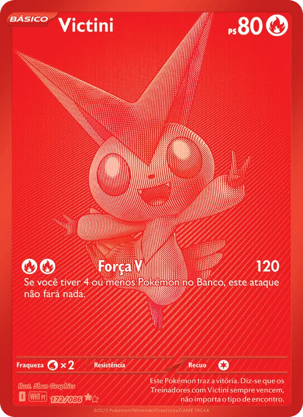 Victini · Fogo Branco 172/86