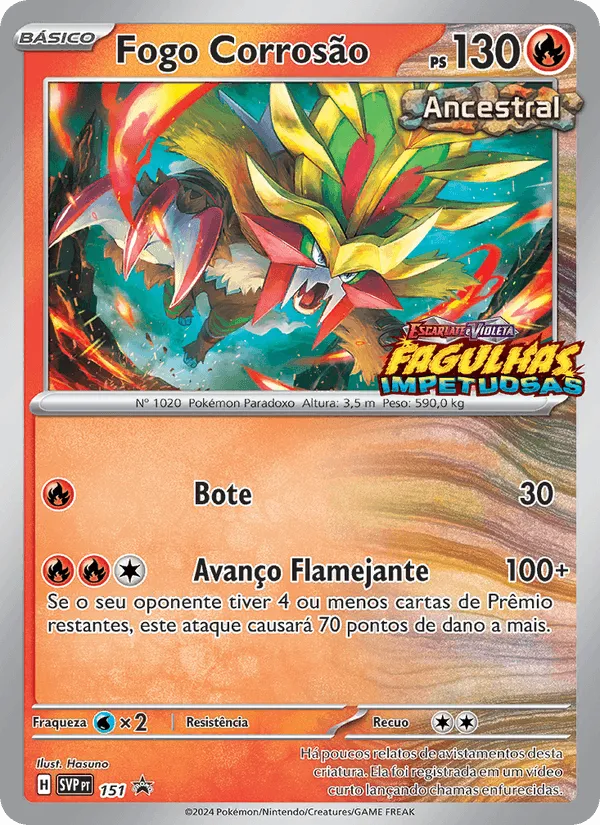 Fogo Corrosão · SVP Black Star Promos 151/225