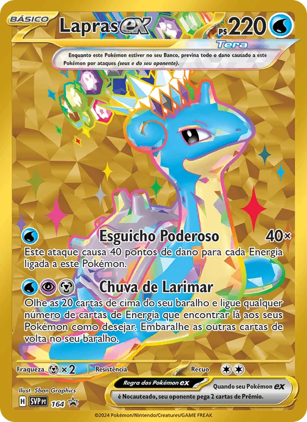 Lapras ex · SVP Black Star Promos 164/225
