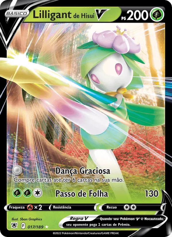Lilligant de Hisui V · Estrelas Radiantes 017/189