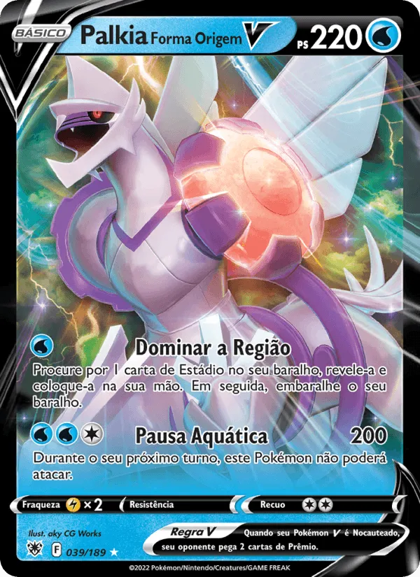 Palkia Forma Origem V · Estrelas Radiantes 039/189