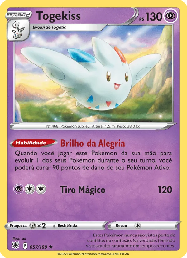 Togekiss · Estrelas Radiantes 057/189
