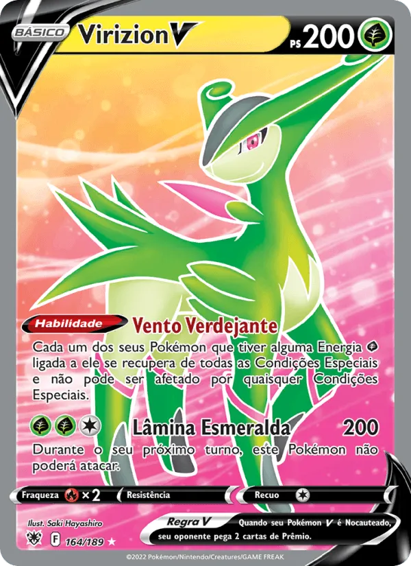 Virizion V · Estrelas Radiantes 164/189