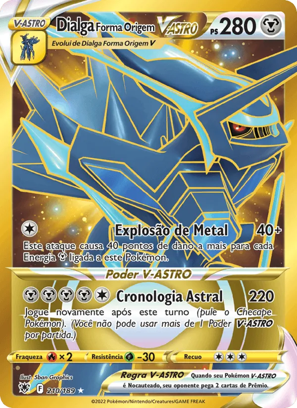 Dialga Forma Origem V-ASTRO · Estrelas Radiantes 210/189