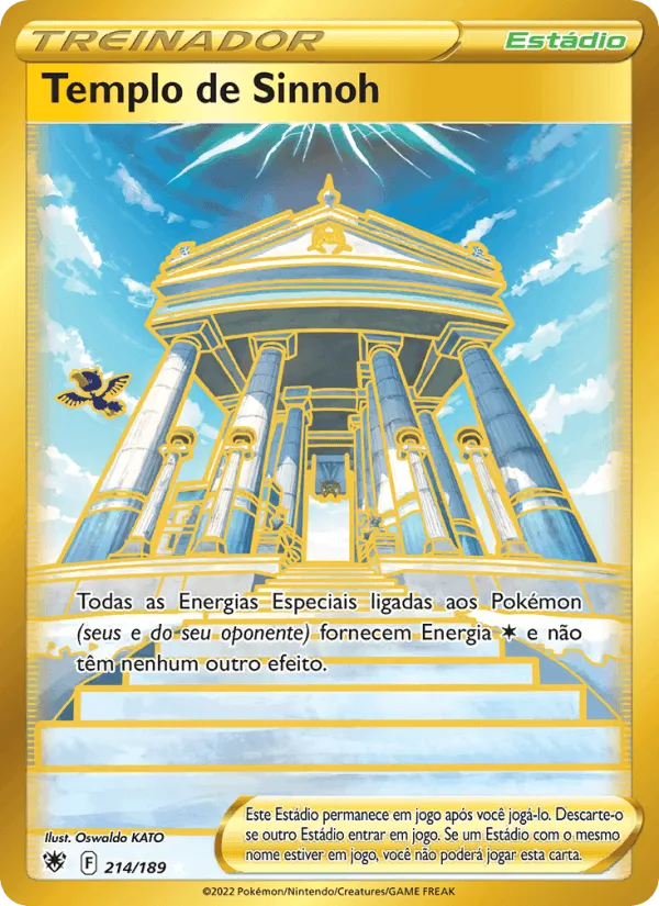 Templo de Sinnoh · Estrelas Radiantes 214/189