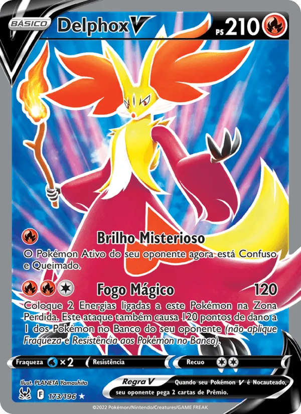 Delphox V · Origem Perdida 173/196