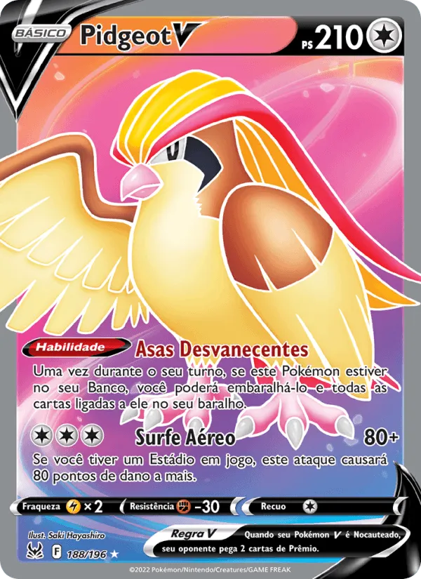 Pidgeot V · Origem Perdida 188/196