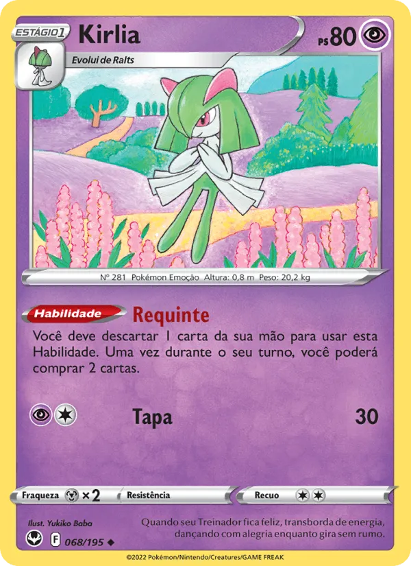 Kirlia · Tempestade Prateada 068/195