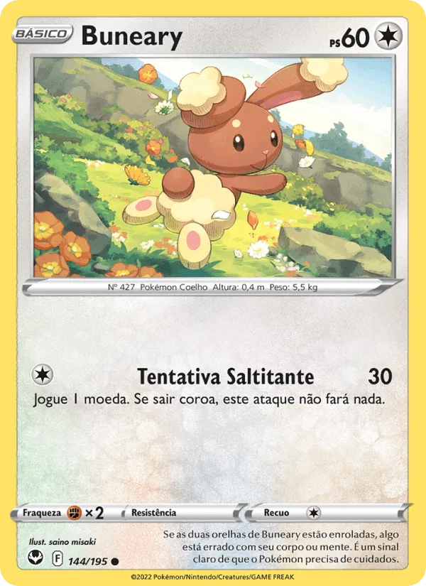 Buneary · Tempestade Prateada 144/195