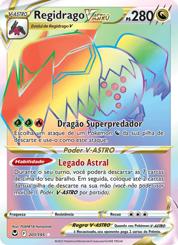 Regidrago V-ASTRO · Tempestade Prateada 201/195