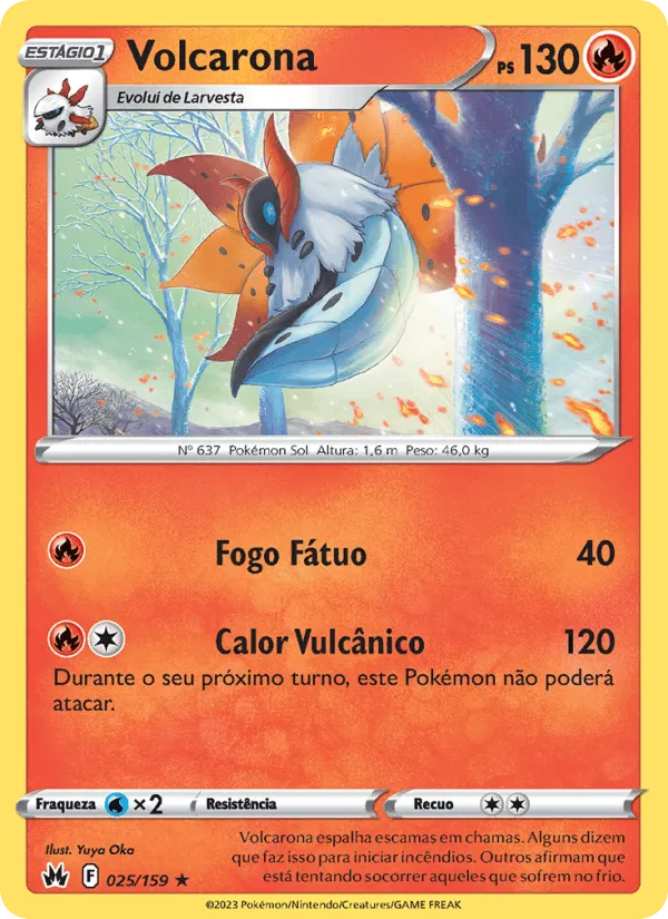 Volcarona · Realeza Absoluta 025/159