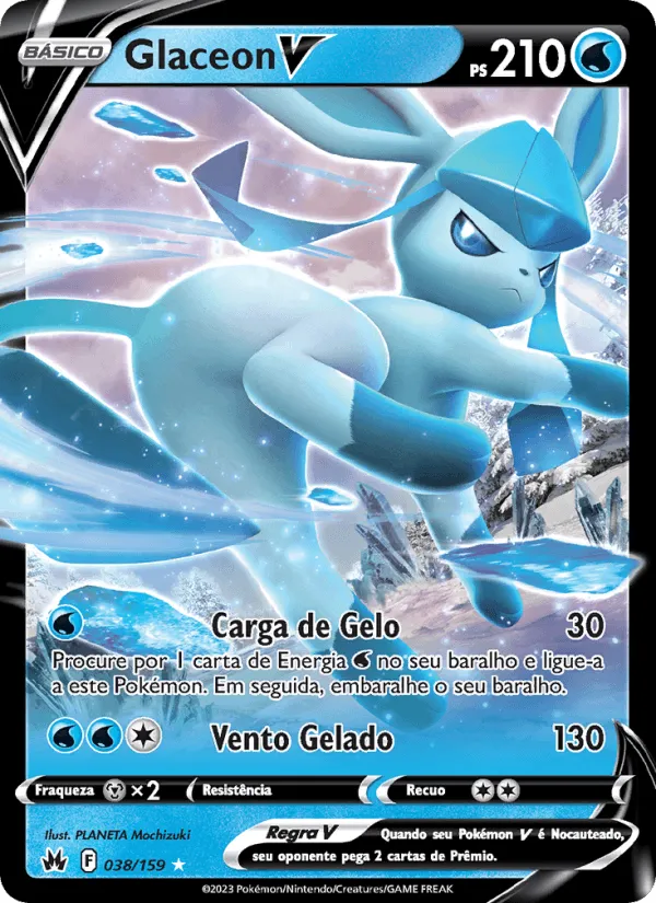 Glaceon V · Realeza Absoluta 038/159