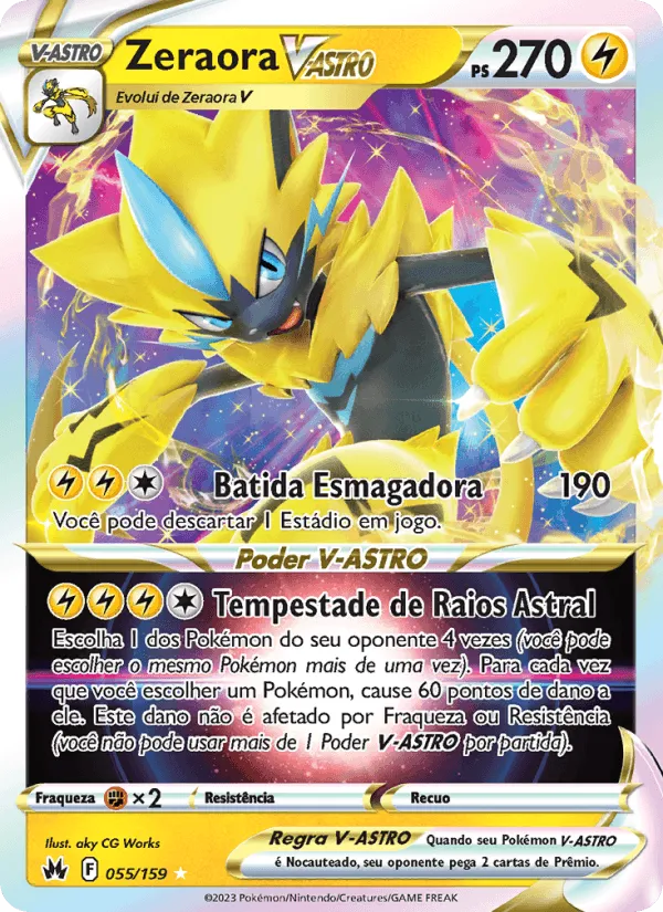 Zeraora V-ASTRO · Realeza Absoluta 055/159
