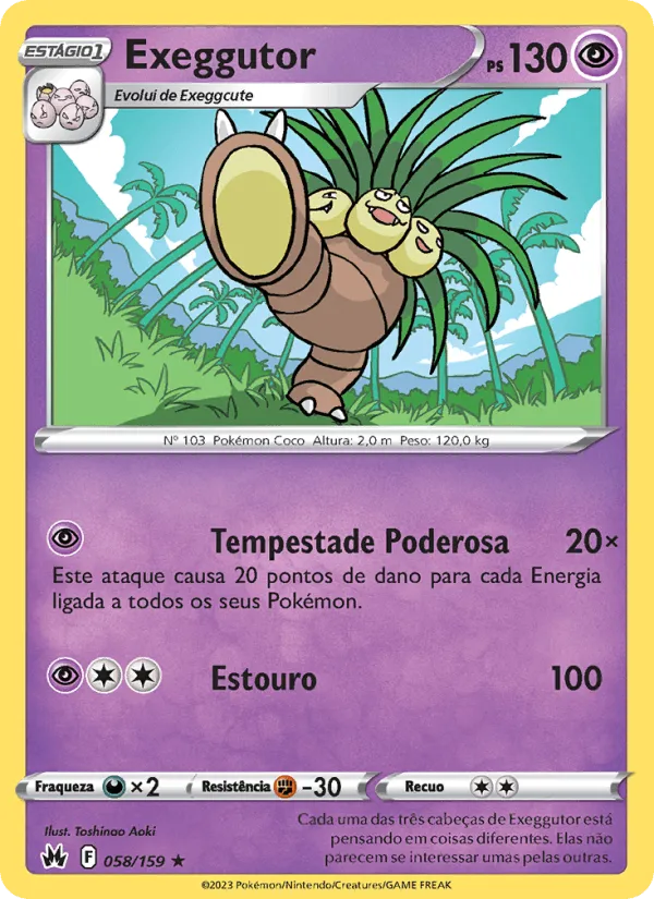 Exeggutor · Realeza Absoluta 058/159