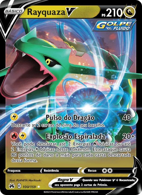 Rayquaza V · Realeza Absoluta 100/159
