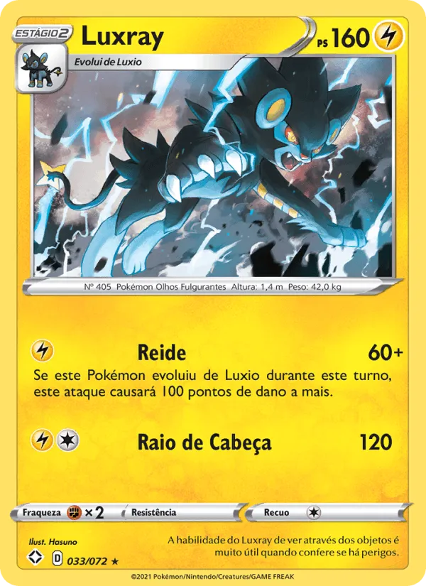 Luxray · Destinos Brilhantes  33/72