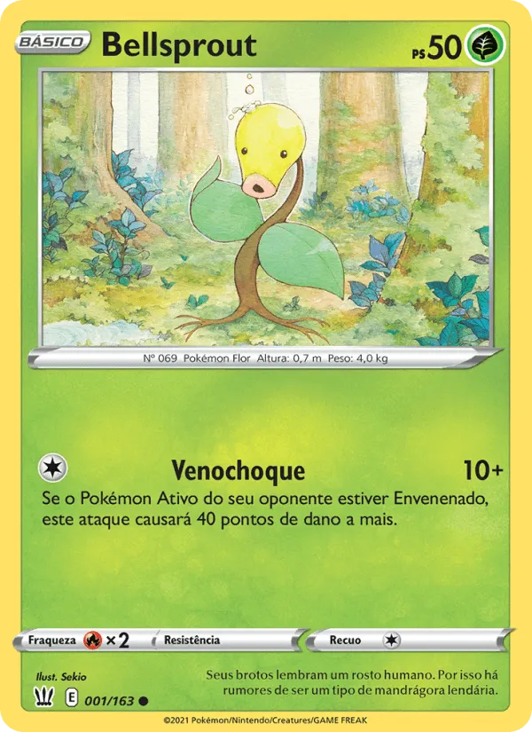 Bellsprout · Estilos de Batalha 1/163