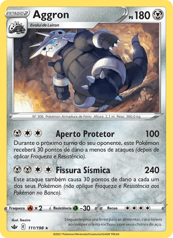 Aggron · Reinado Arrepiante 111/198