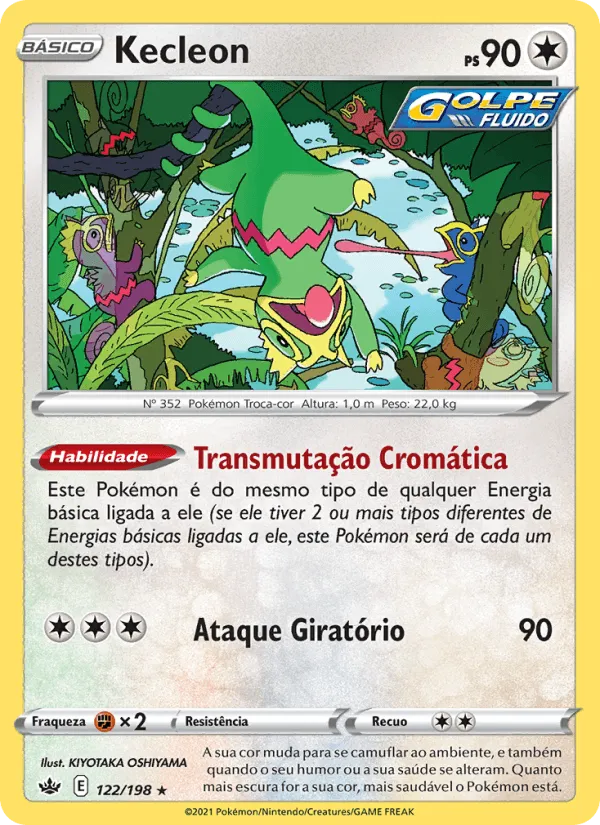 Kecleon · Reinado Arrepiante 122/198