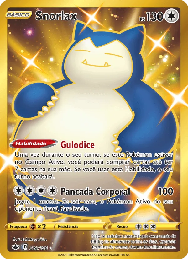 Snorlax · Reinado Arrepiante 224/198