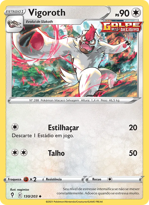 Vigoroth · Céus em Evolução 130/203