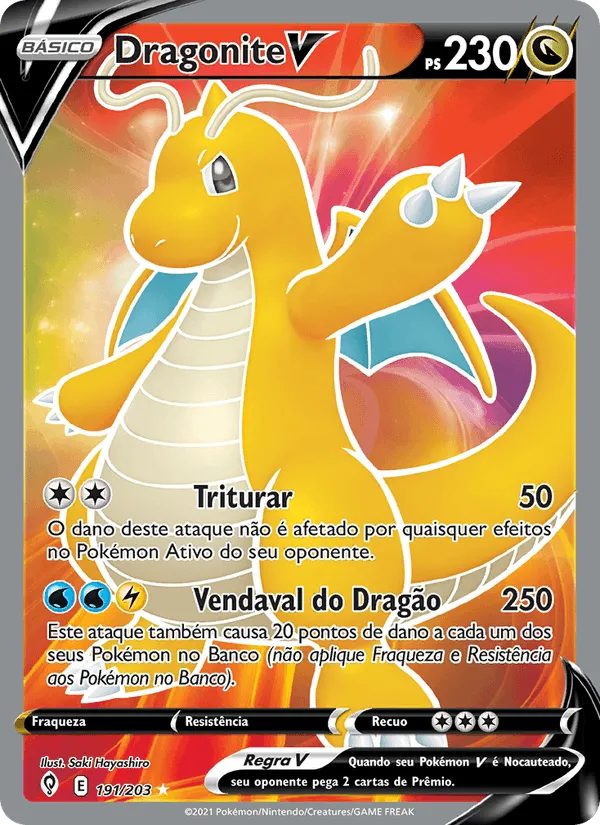 Dragonite V · Céus em Evolução 191/203