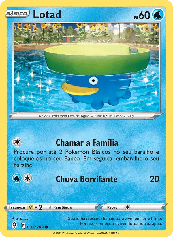 Lotad · Céus em Evolução 32/203