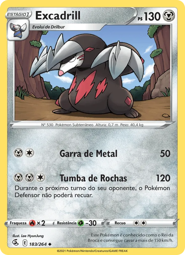 Excadrill · Golpe Fusão 183/264