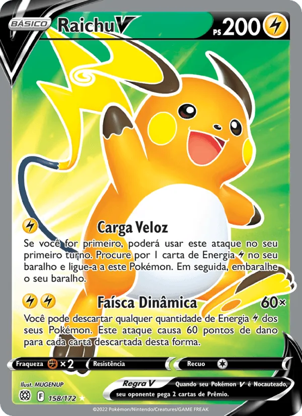 Raichu V · Astros Cintilantes 158/172