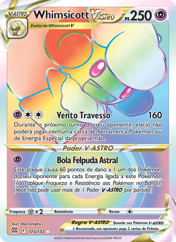 Whimsicott V-ASTRO · Astros Cintilantes 175/172