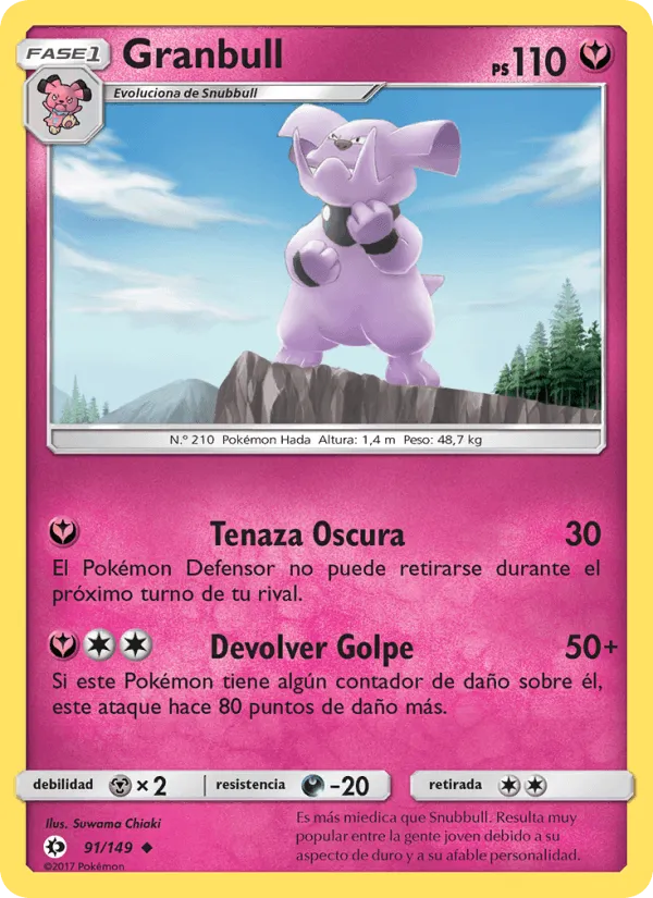 Granbull · Sol y Luna 91/149