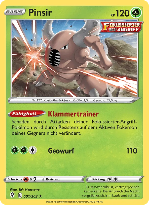 Pinsir · Drachenwandel 1/203