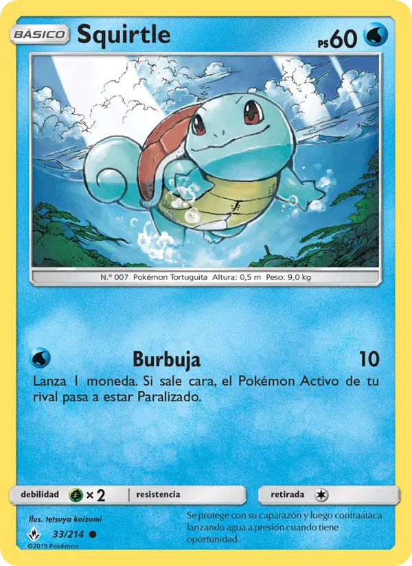 Squirtle · Vínculos Indestructibles 33/214