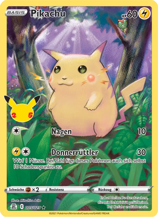 Pikachu · Celebrations 5/25