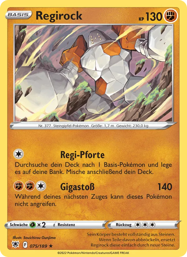 Regirock · Astralglanz 075/189