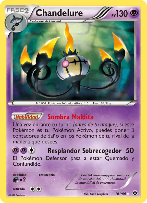 Chandelure · Próximos Destinos 101/99