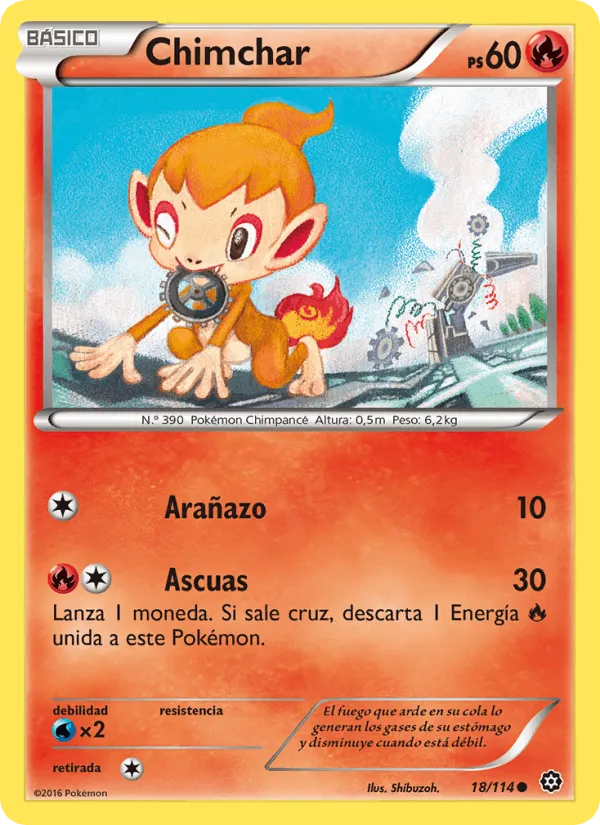 Chimchar · Asedio de Vapor 18/114