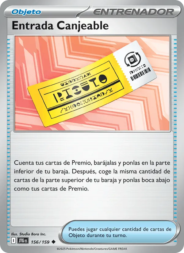 Entrada Canjeable · Juntos de Aventuras 156/159