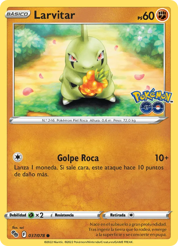 Larvitar · Pokémon GO 037/78