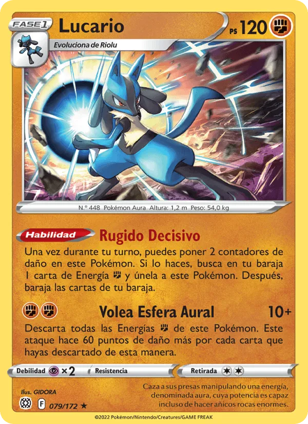 Lucario · Astros Brillantes 079/172