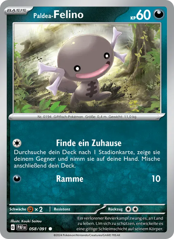 Paldea-Felino · Paldeas Schicksale 058/91