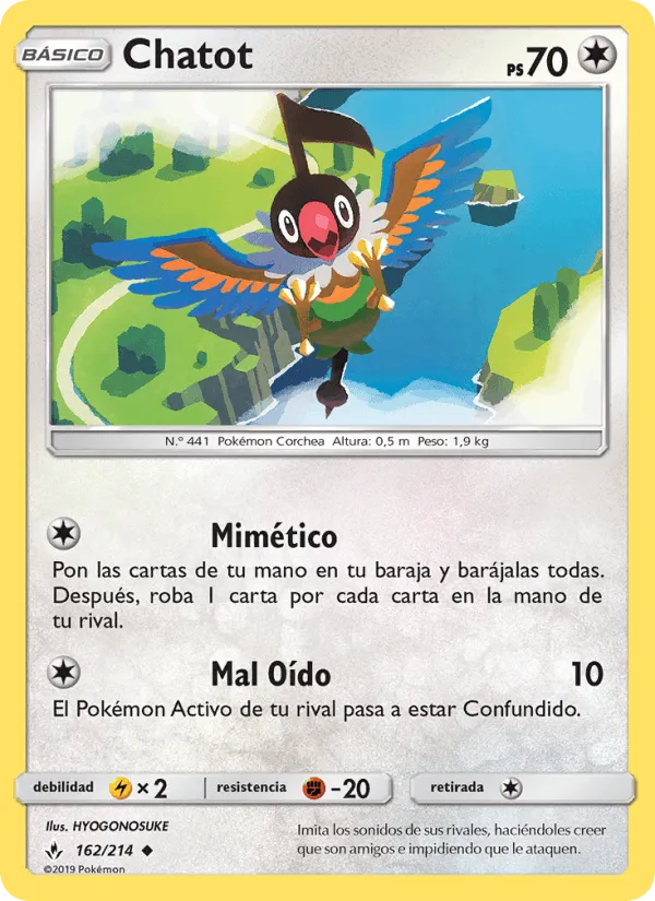 Chatot · Vínculos Indestructibles 162/214